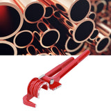 3 Slot Tubing Bender Aluminum Alloy 0‑180° Metric Manual Pipe Bender for Copper Aluminum Metal Pipe