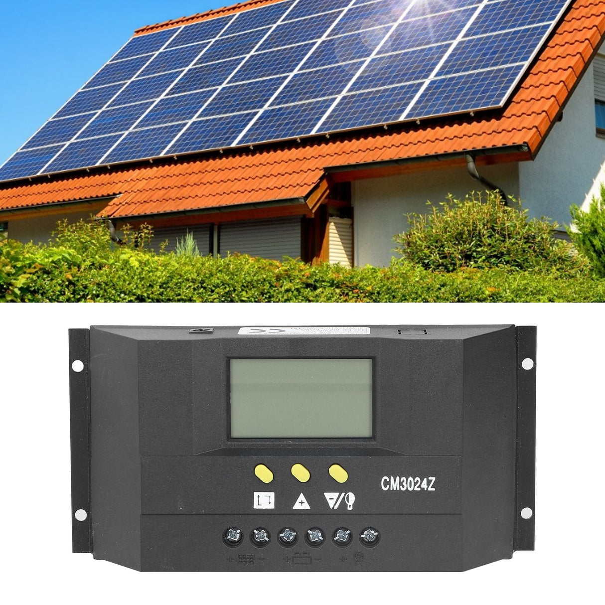 PWM Intelligent Solar Controller Photovoltaic Power Generation Solar Charge Controller 12V/24V40A