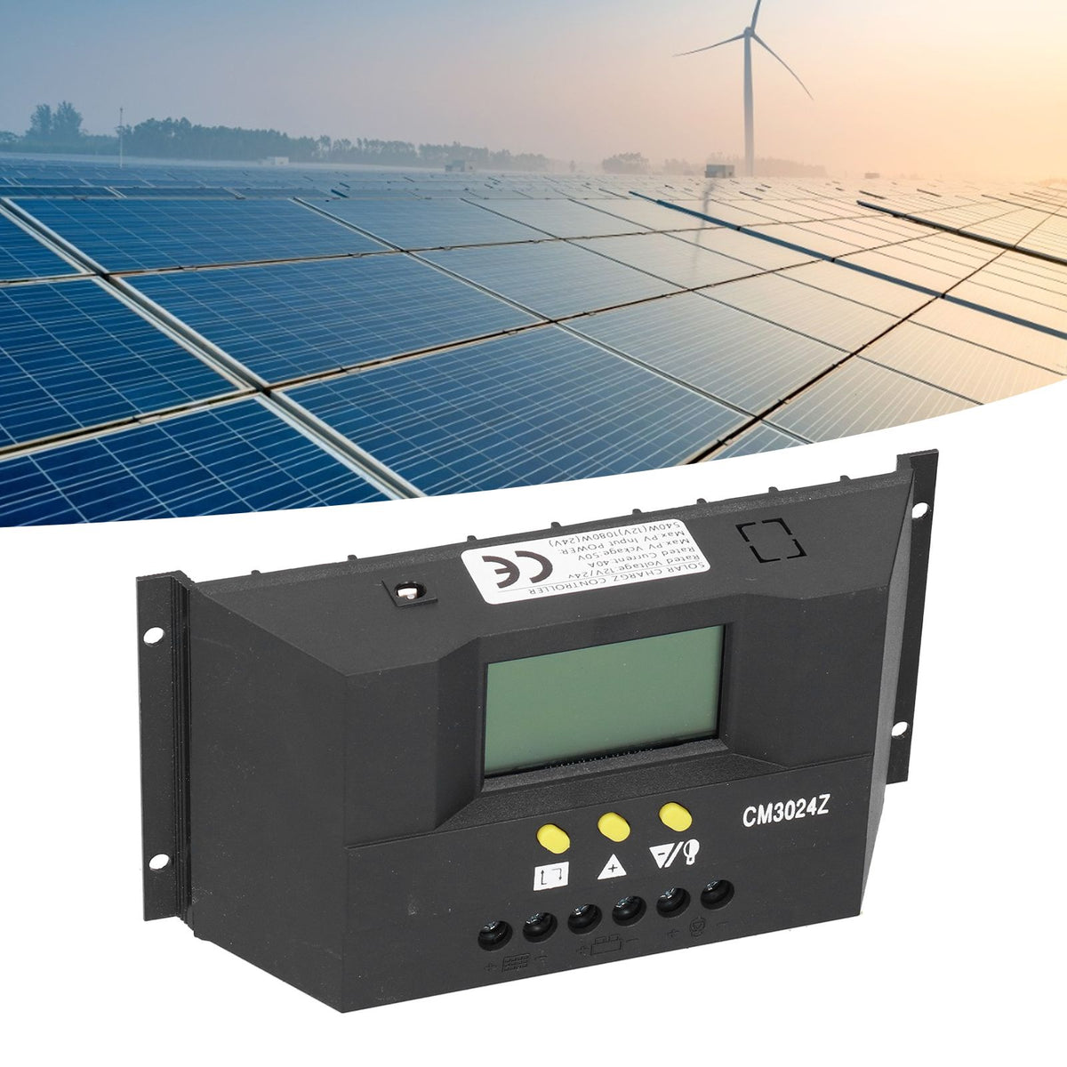 PWM Intelligent Solar Controller Photovoltaic Power Generation Solar Charge Controller 12V/24V40A