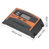 12V/24V Solar Charge Controller IP32 Waterproof High Efficient PWM Solar Power Controller20A
