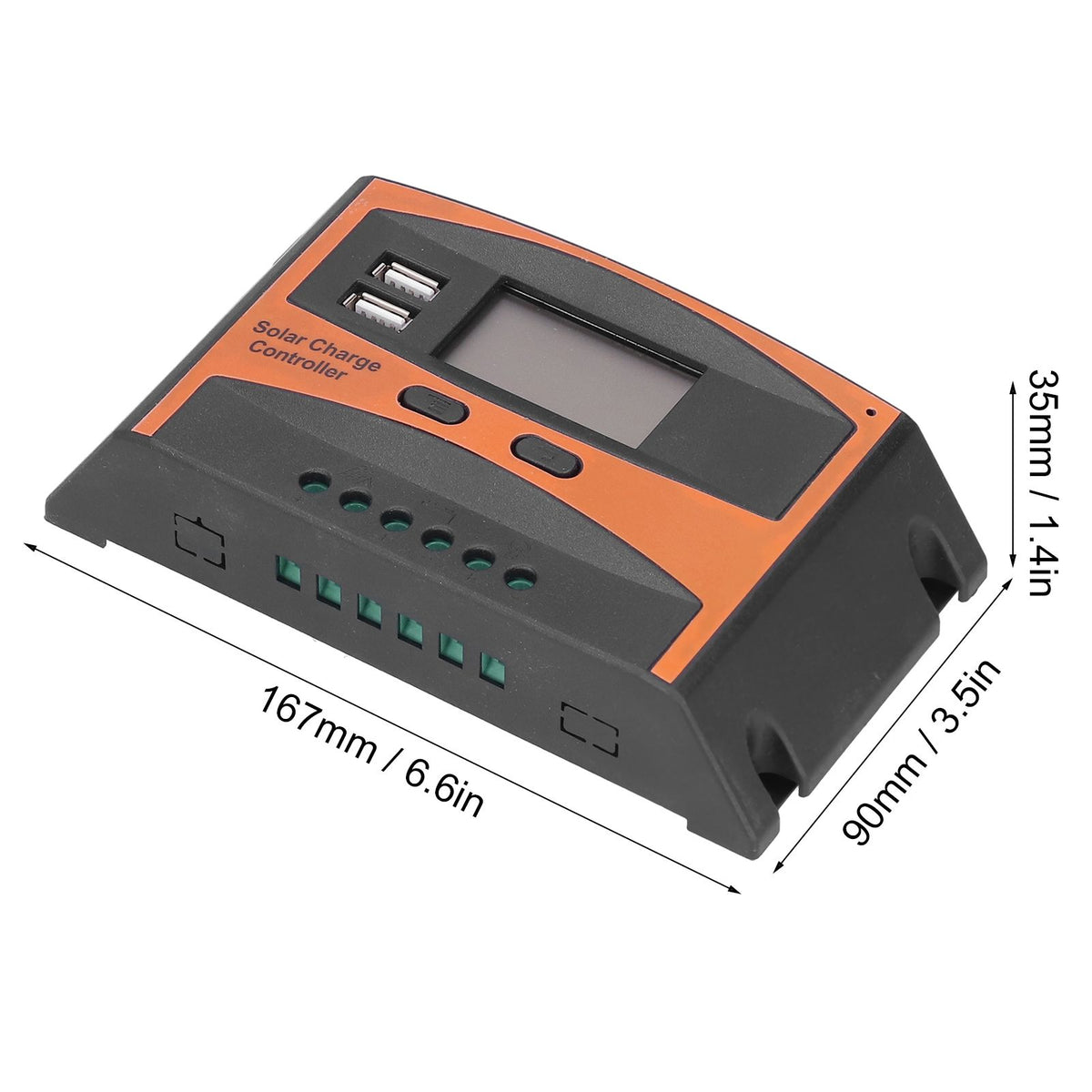 12V/24V Solar Charge Controller IP32 Waterproof High Efficient PWM Solar Power Controller30A
