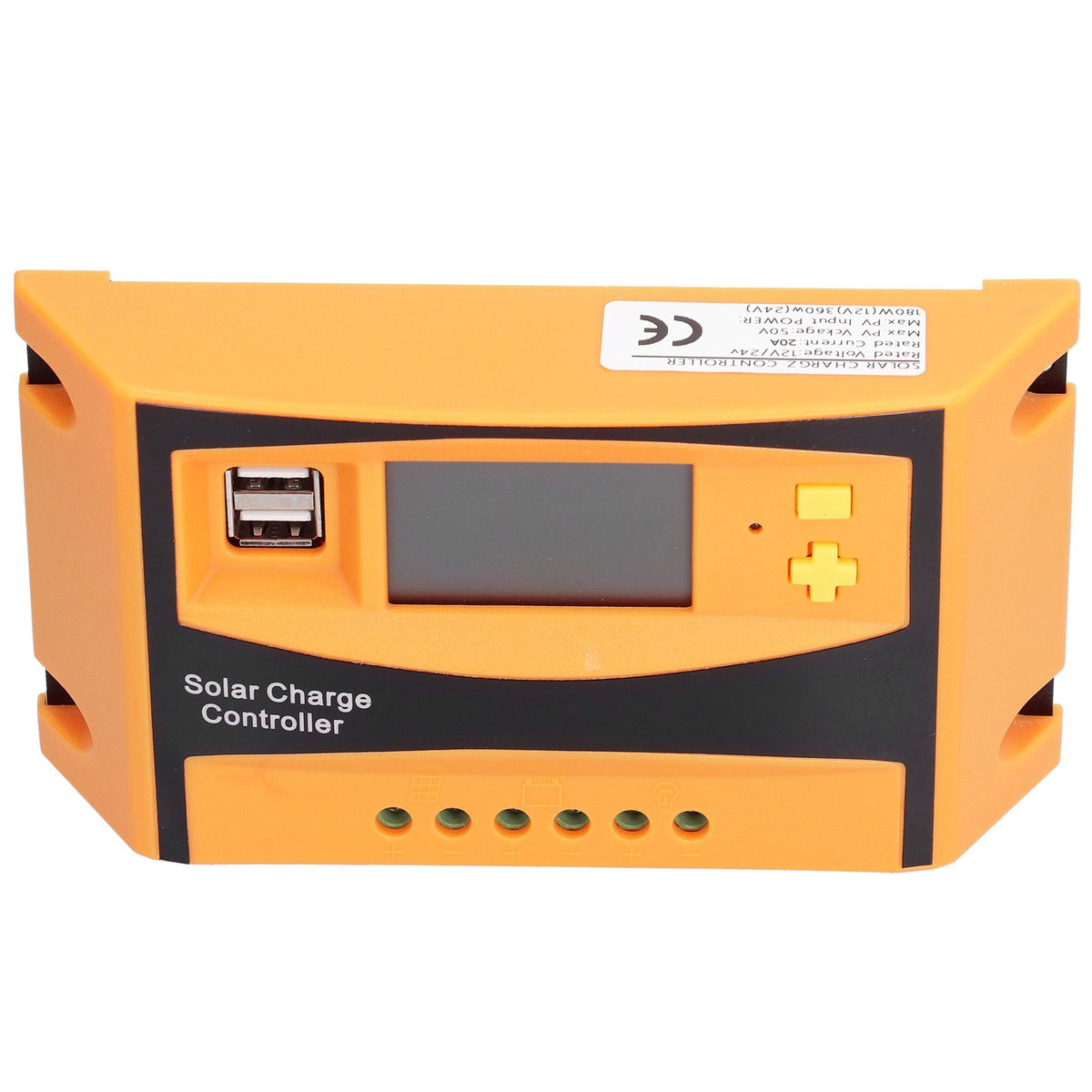 12V/24V Solar Charge Controller Solar Charge Discharge Regulator Waterproof Photovoltaic Controller20A