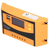 12V/24V Solar Charge Controller Solar Charge Discharge Regulator Waterproof Photovoltaic Controller40A