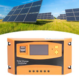 12V/24V Solar Charge Controller Solar Charge Discharge Regulator Waterproof Photovoltaic Controller40A