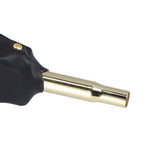 Wood Fireplace Bellows Large Wood Air Blower Cast Nozzle with Hanging Strap for Outdoor Camping BBQ