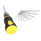 Mini Screwdriver Portable Anti Slip Hand Screwdriver Hand Twist Drill 0.5‑3.2mm Drilling Tool - Side View