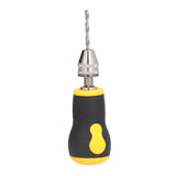 Mini Screwdriver Portable Anti Slip Hand Screwdriver Hand Twist Drill 0.5‑3.2mm Drilling Tool - Rear View