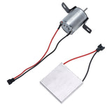 Universal Fireplace Fan Generator Sheet Motor Set Heat Powered Fan Accessory Part for Home Use - Top-Down View