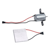 Universal Fireplace Fan Generator Sheet Motor Set Heat Powered Fan Accessory Part for Home Use - Close-Up Angle