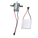 Universal Fireplace Fan Generator Sheet Motor Set Heat Powered Fan Accessory Part for Home Use