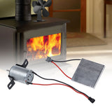 Universal Fireplace Fan Generator Sheet Motor Set Heat Powered Fan Accessory Part for Home Use - Extra Image