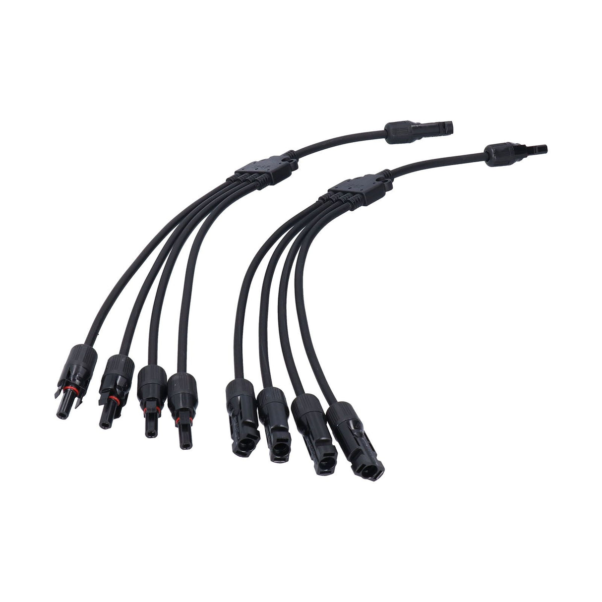 Solar Panel Connector 4 Branch Y Type Parallel Connector Solar Panel Extension Cable PV Wire Adapter