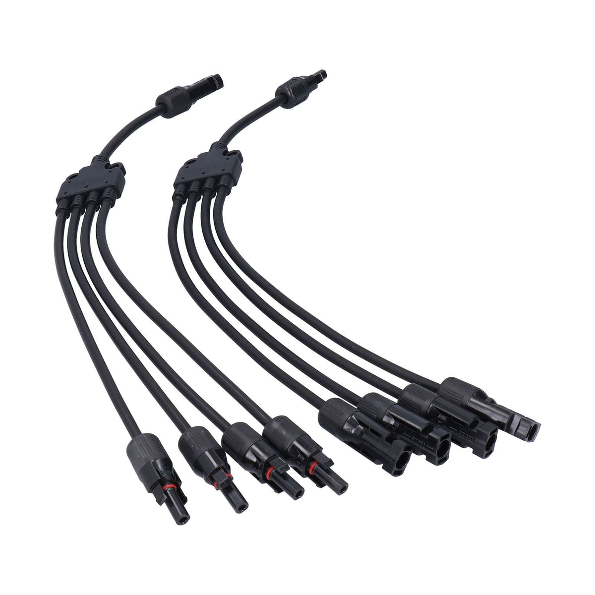 Solar Panel Connector 4 Branch Y Type Parallel Connector Solar Panel Extension Cable PV Wire Adapter