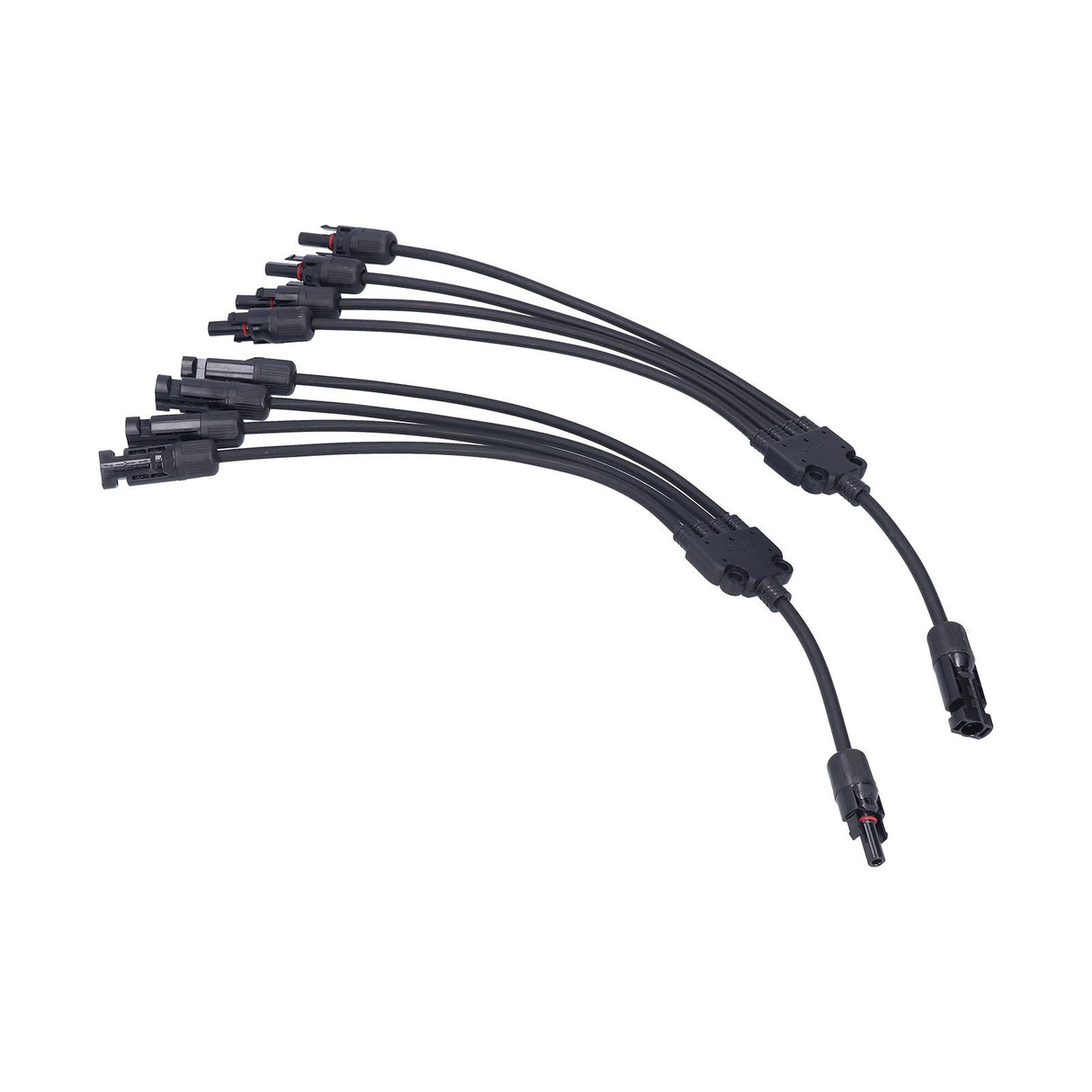 Solar Panel Connector 4 Branch Y Type Parallel Connector Solar Panel Extension Cable PV Wire Adapter