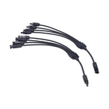 Solar Panel Connector 4 Branch Y Type Parallel Connector Solar Panel Extension Cable PV Wire Adapter