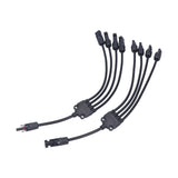 Solar Panel Connector 4 Branch Y Type Parallel Connector Solar Panel Extension Cable PV Wire Adapter