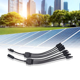 Solar Panel Connector 4 Branch Y Type Parallel Connector Solar Panel Extension Cable PV Wire Adapter