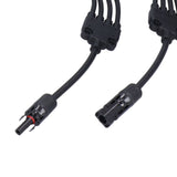 Solar Panel Connector 4 Branch Y Type Parallel Connector Solar Panel Extension Cable PV Wire Adapter - Extra Image