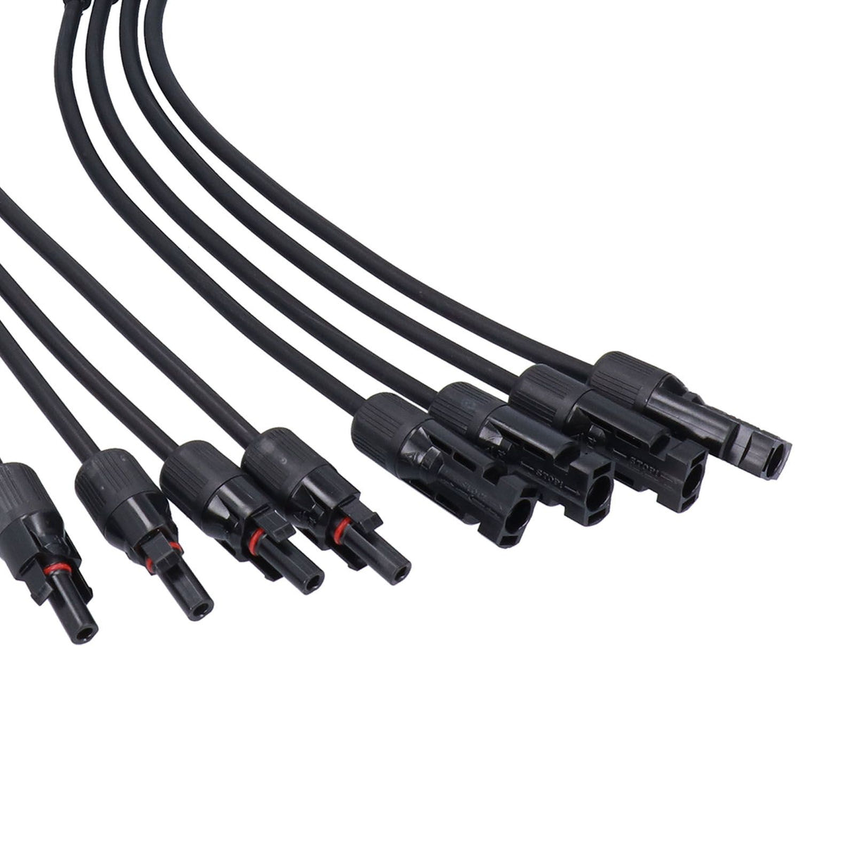 Solar Panel Connector 4 Branch Y Type Parallel Connector Solar Panel Extension Cable PV Wire Adapter