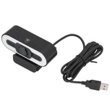 Web Camera 1080P HD Auto Focusing Noise Reduction Easy Installation Computer Camera for Desktop Conferencing - Side View