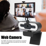 Web Camera 1080P HD Auto Focusing Noise Reduction Easy Installation Computer Camera for Desktop Conferencing - Extra Image