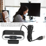 Web Camera 1080P HD Auto Focusing Noise Reduction Easy Installation Computer Camera for Desktop Conferencing - Extra Image