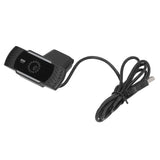 Computer Camera Microphone Automatic Noise Reduction Full HD 1080P USB Stereo Webcam with Rotatable Clip for Office - Rear View