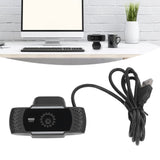 Computer Camera Microphone Automatic Noise Reduction Full HD 1080P USB Stereo Webcam with Rotatable Clip for Office - Extra Image