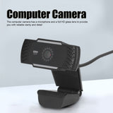 Computer Camera Microphone Automatic Noise Reduction Full HD 1080P USB Stereo Webcam with Rotatable Clip for Office - Extra Image