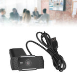 Computer Camera Microphone Automatic Noise Reduction Full HD 1080P USB Stereo Webcam with Rotatable Clip for Office - Extra Image
