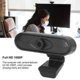 Computer Camera Plug and Play USB Full HD 1080P Auto Focusing Stereo Wide Compatibility Web Camera with Clamp