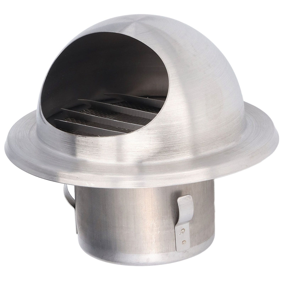 Stainless Steel Air Vent Stainless Steel Round Bull Nosed External Extractor for External Wall Exhaust 60
