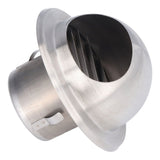 Stainless Steel Air Vent Stainless Steel Round Bull Nosed External Extractor for External Wall Exhaust 60