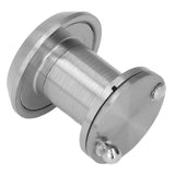 Safety Door Viewer Anti Theft Household Copper Door Viewer Peephole with Back Cover for Home Office Hotel - Rear View