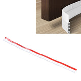 Door Sealing Strip Windproof Dustproof Noiseproof Sealing Strip for Doors Windows WardrobesWhite
