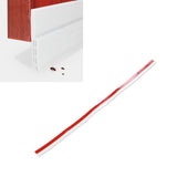 Door Sealing Tape Windproof Dustproof Soundproof Silicone Rubber Sealing Strip for Within 23mm Sealing GapsWhite