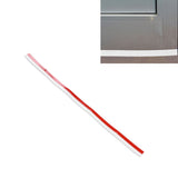 Door Sealing Tape Windproof Dustproof Soundproof Silicone Rubber Sealing Strip for Within 23mm Sealing GapsWhite - Extra Image