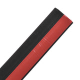 Door Sealing Tape Windproof Dustproof Soundproof Silicone Rubber Sealing Strip for Within 23mm Sealing GapsBlack - Extra Image