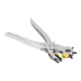 8in Belt Hole Puncher Stainless Steel Sturdy Durable Ergonomic Design Effort Saving Heat Treatment Leather Hole Punch - 45-Degree Angle
