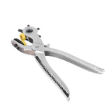 8in Belt Hole Puncher Stainless Steel Sturdy Durable Ergonomic Design Effort Saving Heat Treatment Leather Hole Punch
