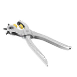 8in Belt Hole Puncher Stainless Steel Sturdy Durable Ergonomic Design Effort Saving Heat Treatment Leather Hole Punch - Extra Image