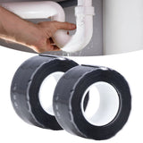 2 Roll/Set 2.5cmx3m Electrical Tape Silicone Self Fusing Tape Pipeline Water Pipe Repair Tape for Garden