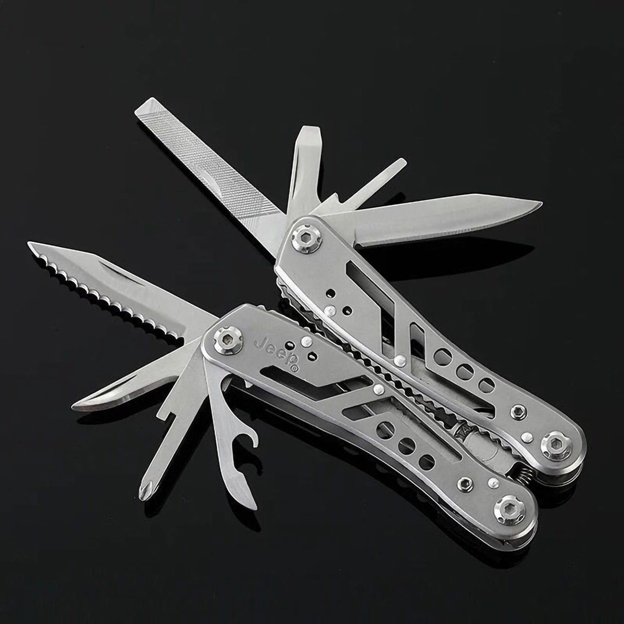 Multifunctional Pliers Portable Folding Stainless Steel Camping Pliers for Outdoor Survival
