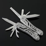 Multifunctional Pliers Portable Folding Stainless Steel Camping Pliers for Outdoor Survival - Front View