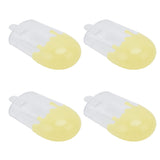12Pcs Ice Cream Shape Candy Box Plastic Candy Case Container Wedding Party SuppliesYellow
