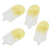 12Pcs Ice Cream Shape Candy Box Plastic Candy Case Container Wedding Party SuppliesYellow