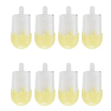 12Pcs Ice Cream Shape Candy Box Plastic Candy Case Container Wedding Party SuppliesYellow - Extra Image