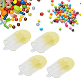 12Pcs Ice Cream Shape Candy Box Plastic Candy Case Container Wedding Party SuppliesYellow