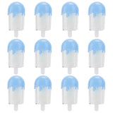 12Pcs Ice Cream Shape Candy Box Plastic Candy Case Container Wedding Party SuppliesBlue