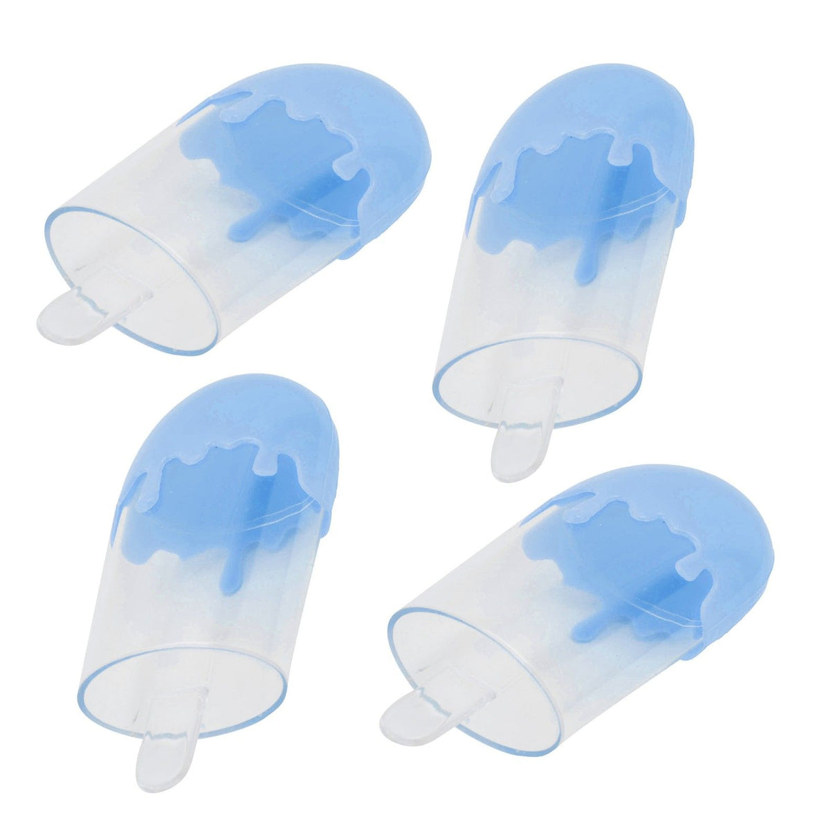 12Pcs Ice Cream Shape Candy Box Plastic Candy Case Container Wedding Party SuppliesBlue